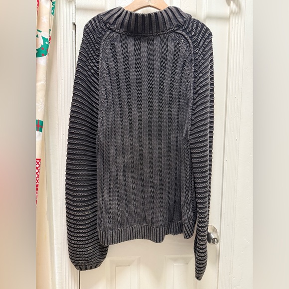 Free People Sweetheart Mock Neck Sweater Black Size XLarge - Picture 4 of 5